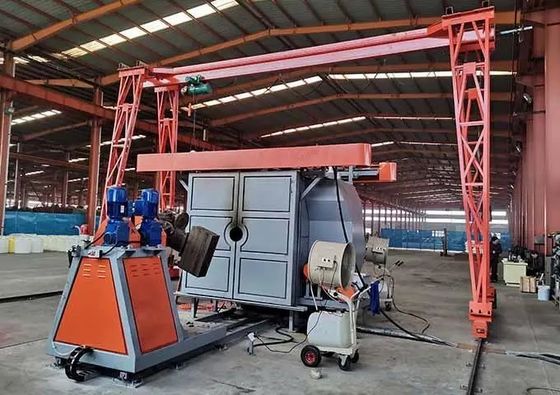 satın al Rotasyonel Kalıplandırma Mekiği Roto Kalıplandırma Makinesi PLC Kontrolü Çevrimiçi üretim