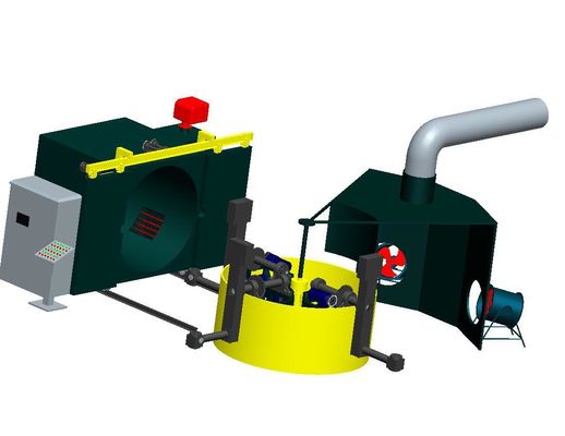 satın al 500-1000 Liters Capacity Roto Molder Machine 10-20 Cycles/H Çevrimiçi üretim