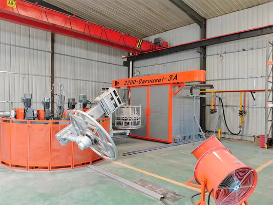 satın al Yüksek Kapasiteli Polietilen Kulesi Roto Kalıp Makinesi PLC Kontrol Sistemi 1000 Litre Çevrimiçi üretim