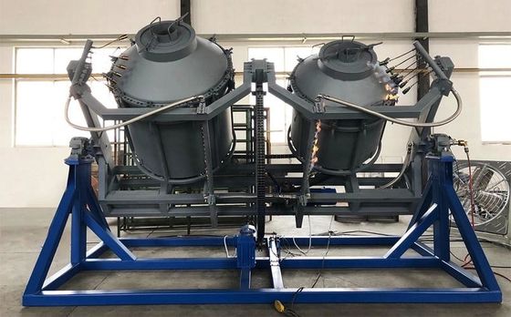 satın al High Capacity Electric Adjustable Rock And Roll Rotational Moulding Machine Çevrimiçi üretim