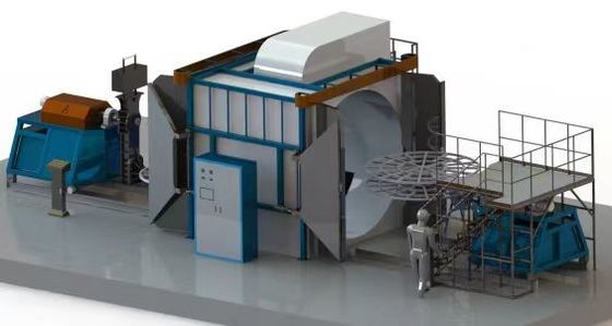 satın al Electric / Gas Heating Roto Molding Machine 3 Phase 380V 50Hz Çevrimiçi üretim