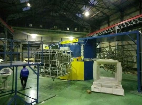 satın al Small Three Arm Tumbling Roto Molding Machines Energy Saving Oven Type Çevrimiçi üretim