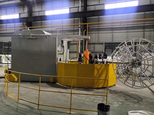 satın al Kule Rotary Shuttle Rotomolding Machine Verimli Esnek Çevrimiçi üretim