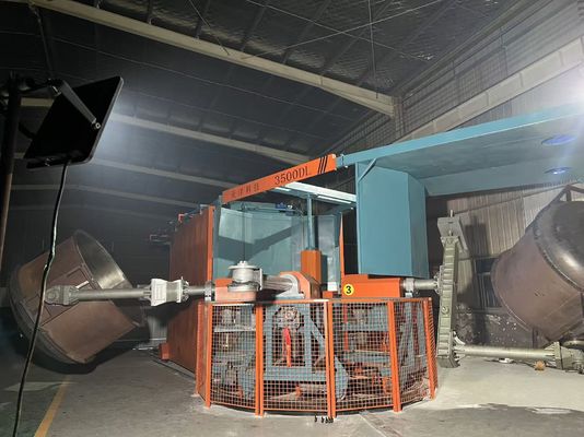 satın al Üç Kollu Beş İstasyonlu Otomatik Döner Şekillendirme Rotomolding Makineleri Çevrimiçi üretim