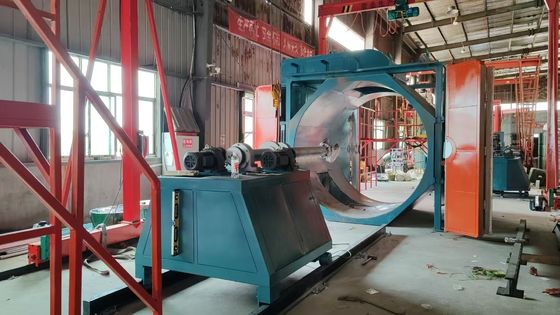 satın al Gas Heated Remote Control Rotational Molding Machine Automatic 2 Arm Çevrimiçi üretim