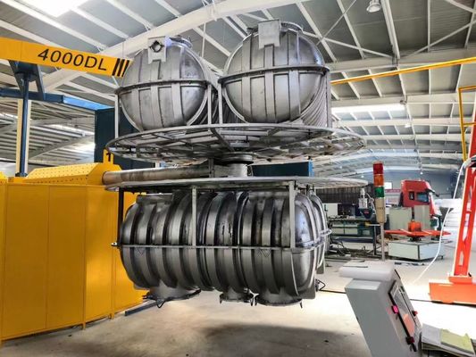 Otomatik Üretim Su Tankları Döner Kalıplama Makinesi Çoklu İstasyon Enerji tasarrufu