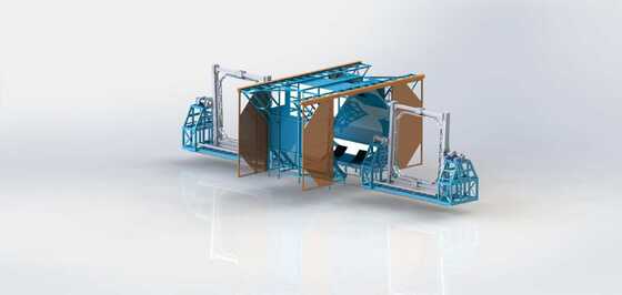 Large Shuttle-Type Injection Molding Machine for High Efficiency Rotational Molding Equipment