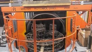 Üç kollu fırın mobil enjeksiyonu